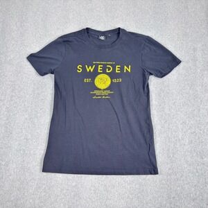 Fox Originals Sweden Shirt Small Unisex Black Cotton Tee Netherlands Limited ED